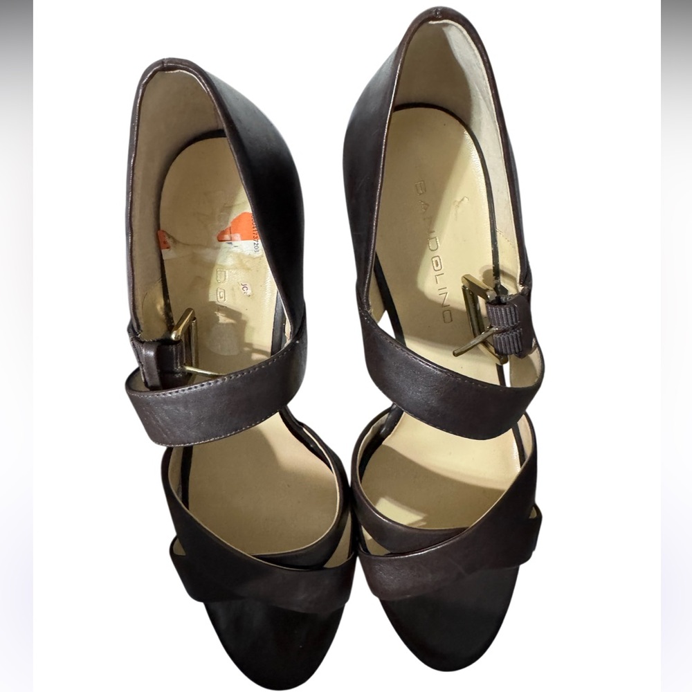 Bandolino Brown Strappy Sandals